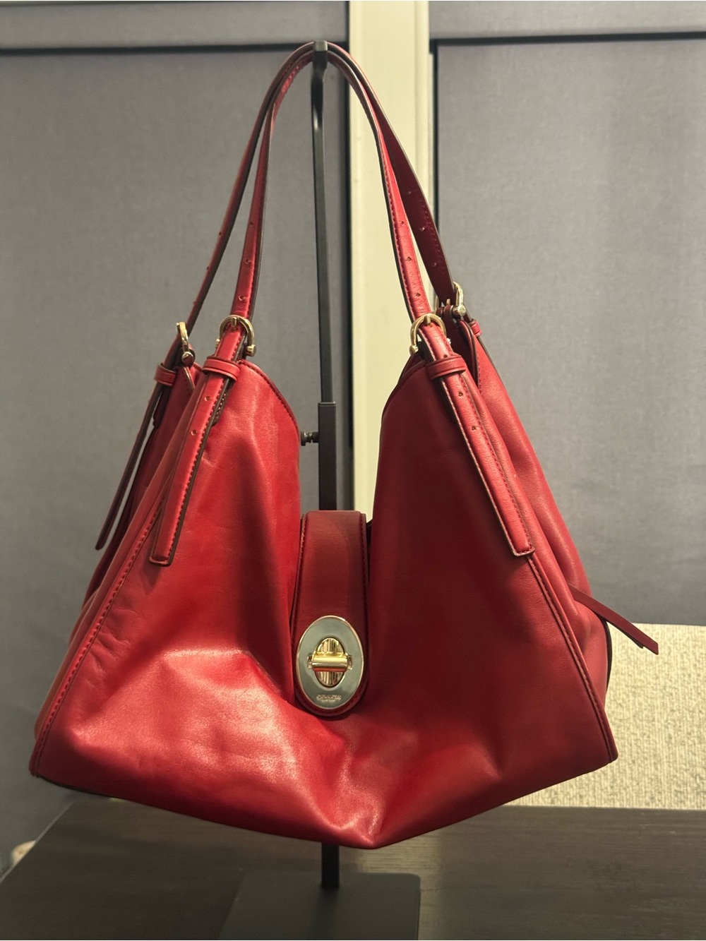 Coach Madison in red leather
